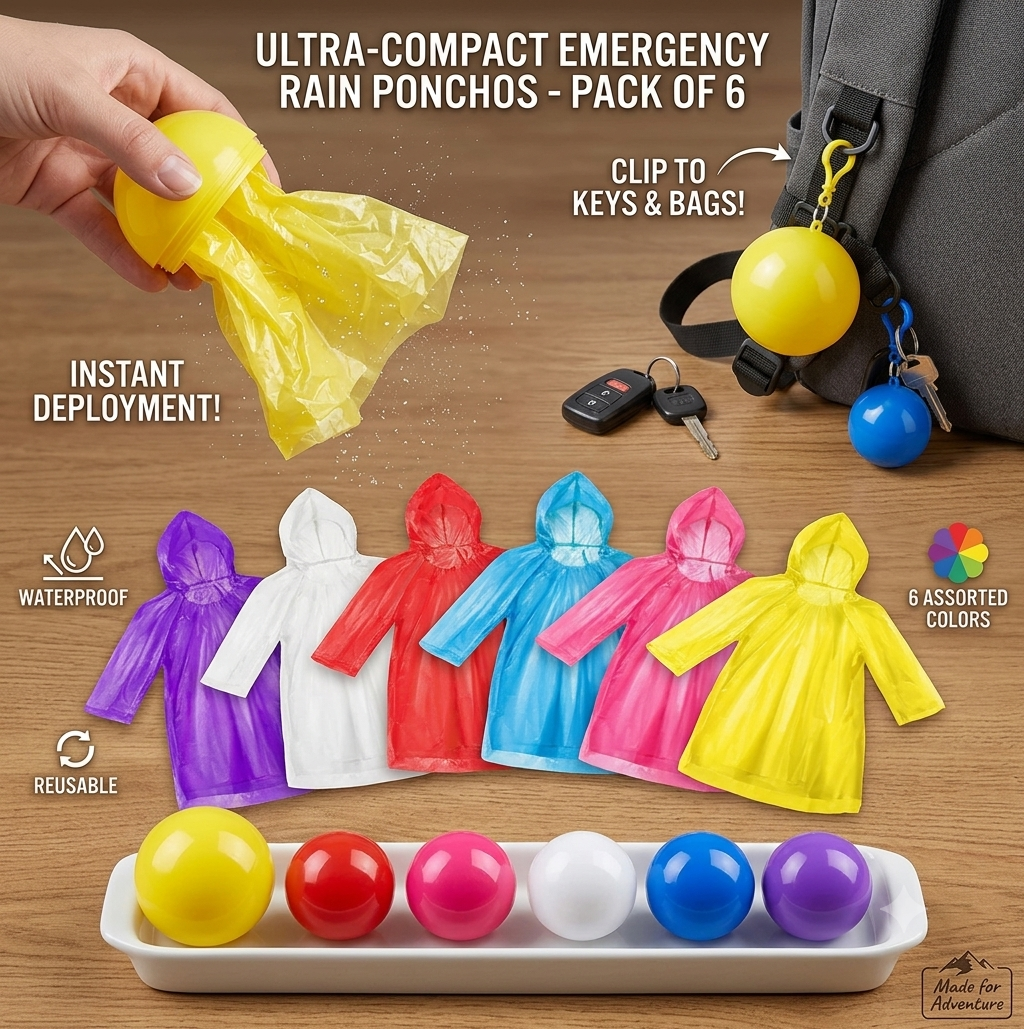 Ball Of Raincoat™ (Emergency Portable Keychain Bundle)