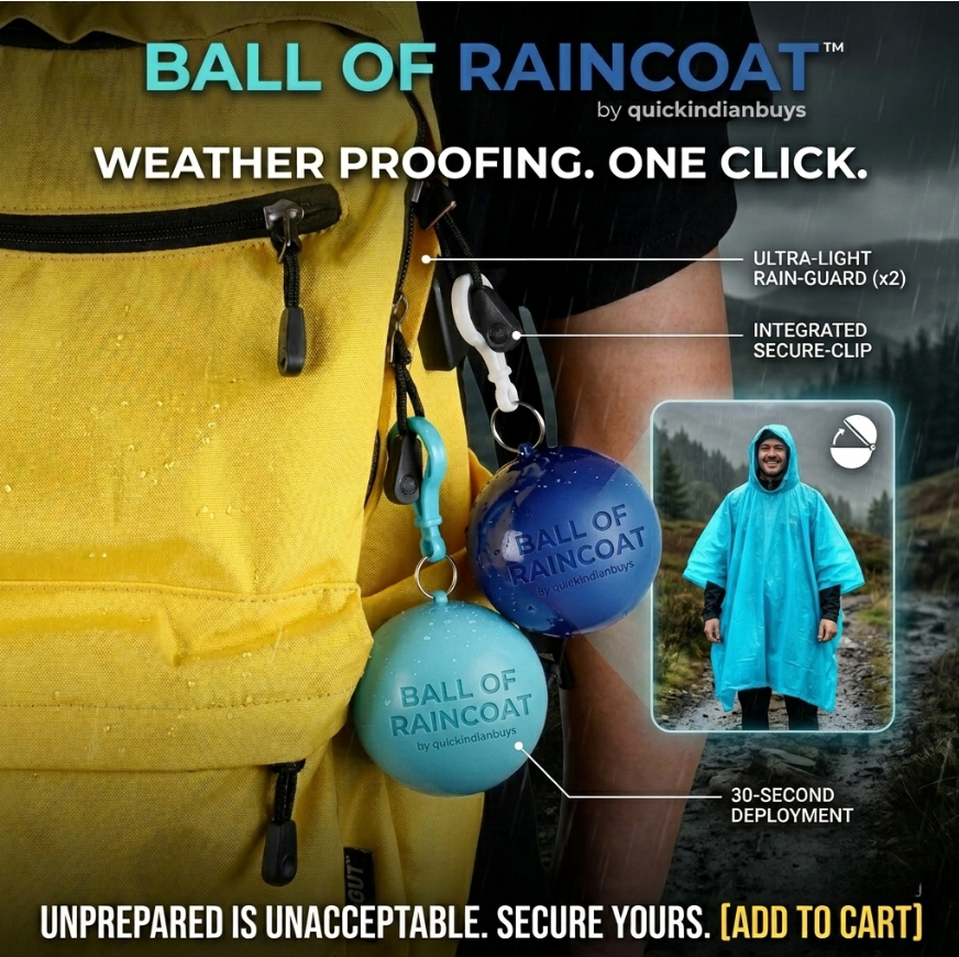 Ball Of Raincoat™ (Emergency Portable Keychain Bundle)
